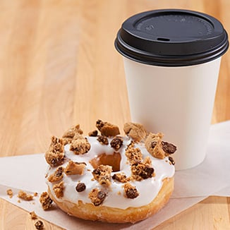 Glazed Donut Made with CHIPS AHOY! Cookie Pieces