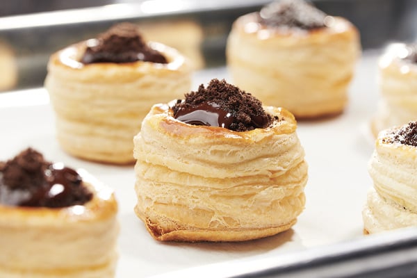 Pastry Bites filled with OREO Cookie Pieces